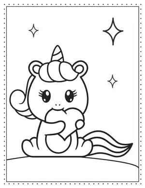 Free printable unicorn coloring pages for kids