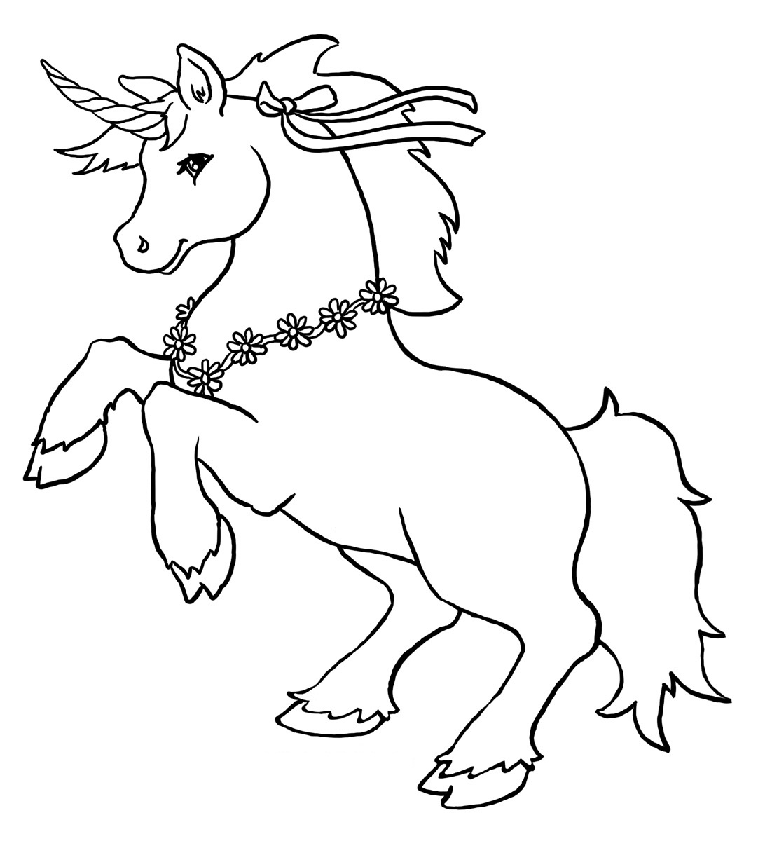 Free printable unicorn coloring pages for kids