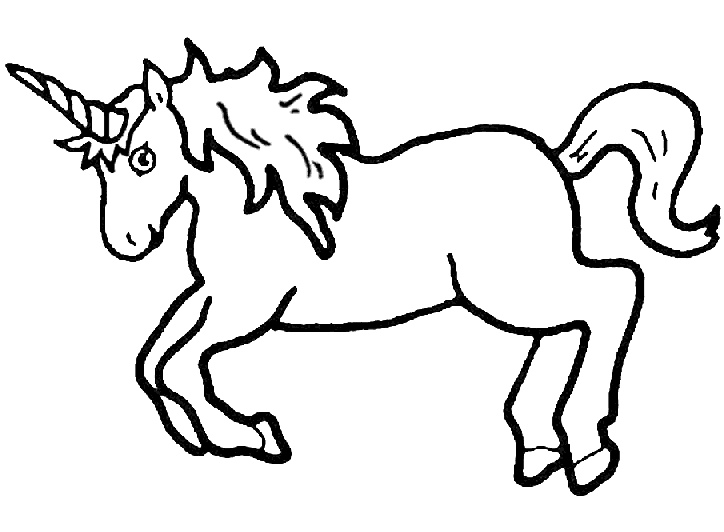 Free unicorn coloring pages to download