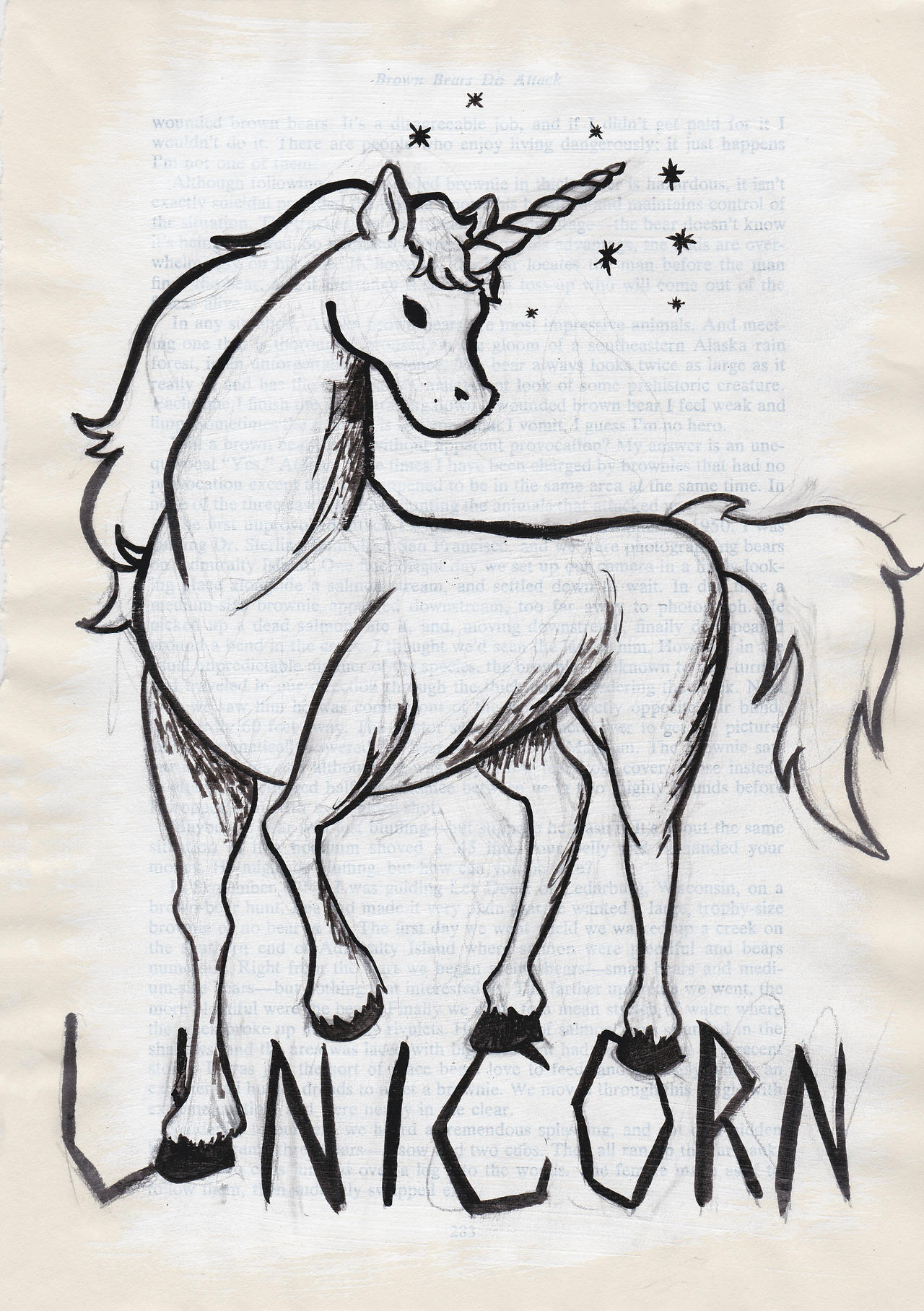 Monster page unicorn by ncehuman on