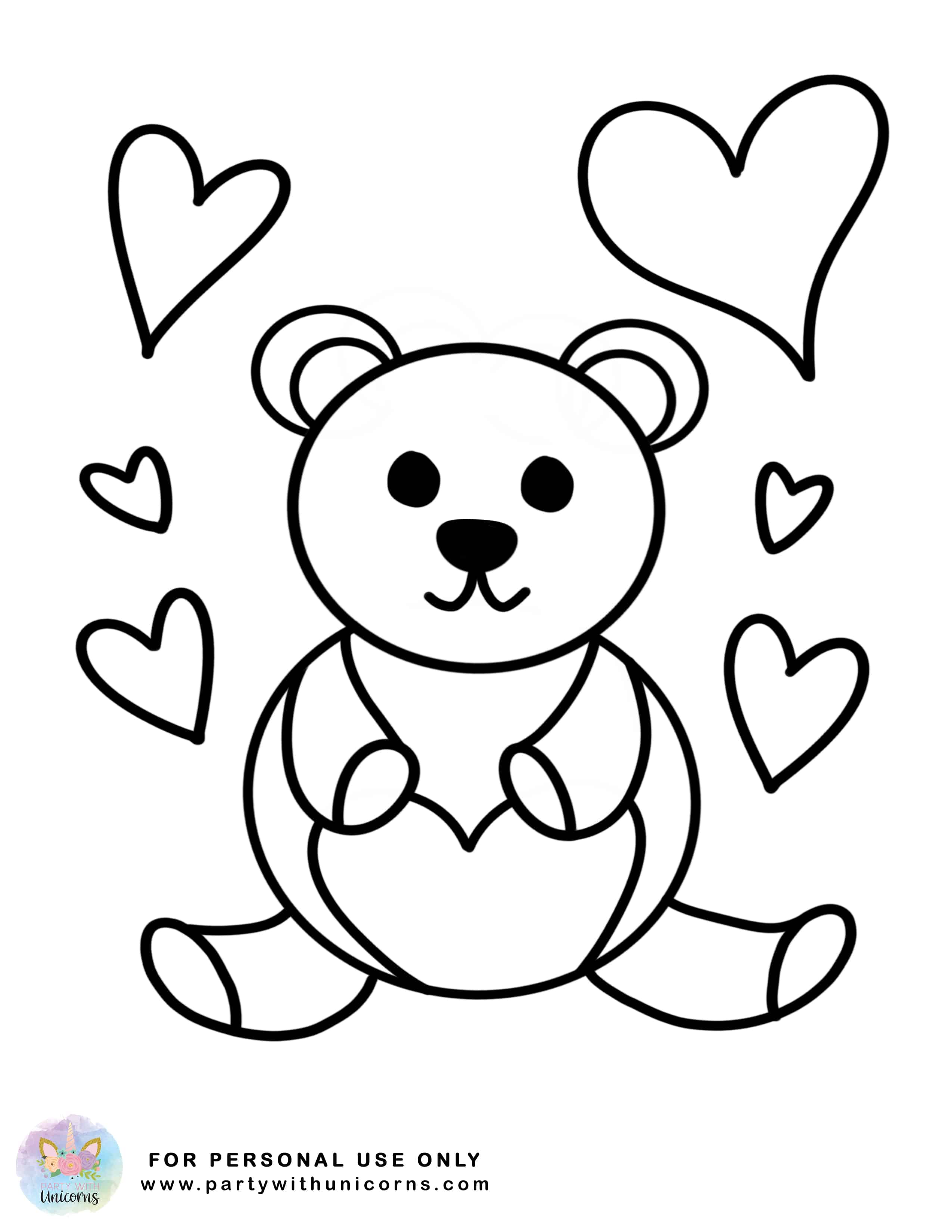 Valentines coloring pages