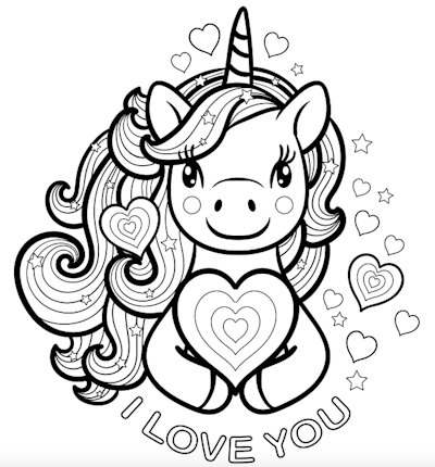 Free valentines day coloring pages you can print from home