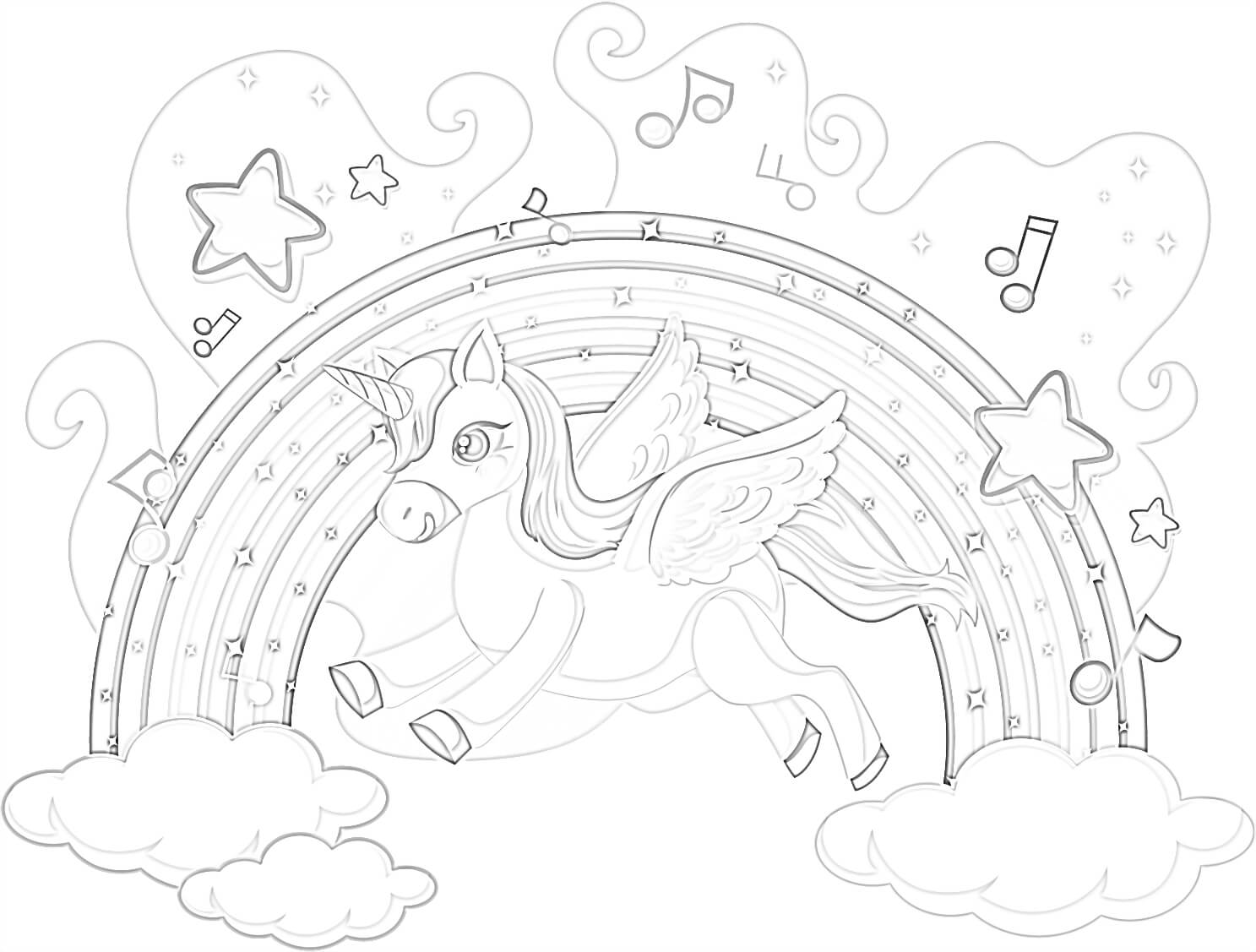 Free unicorn coloring pages the best collection in