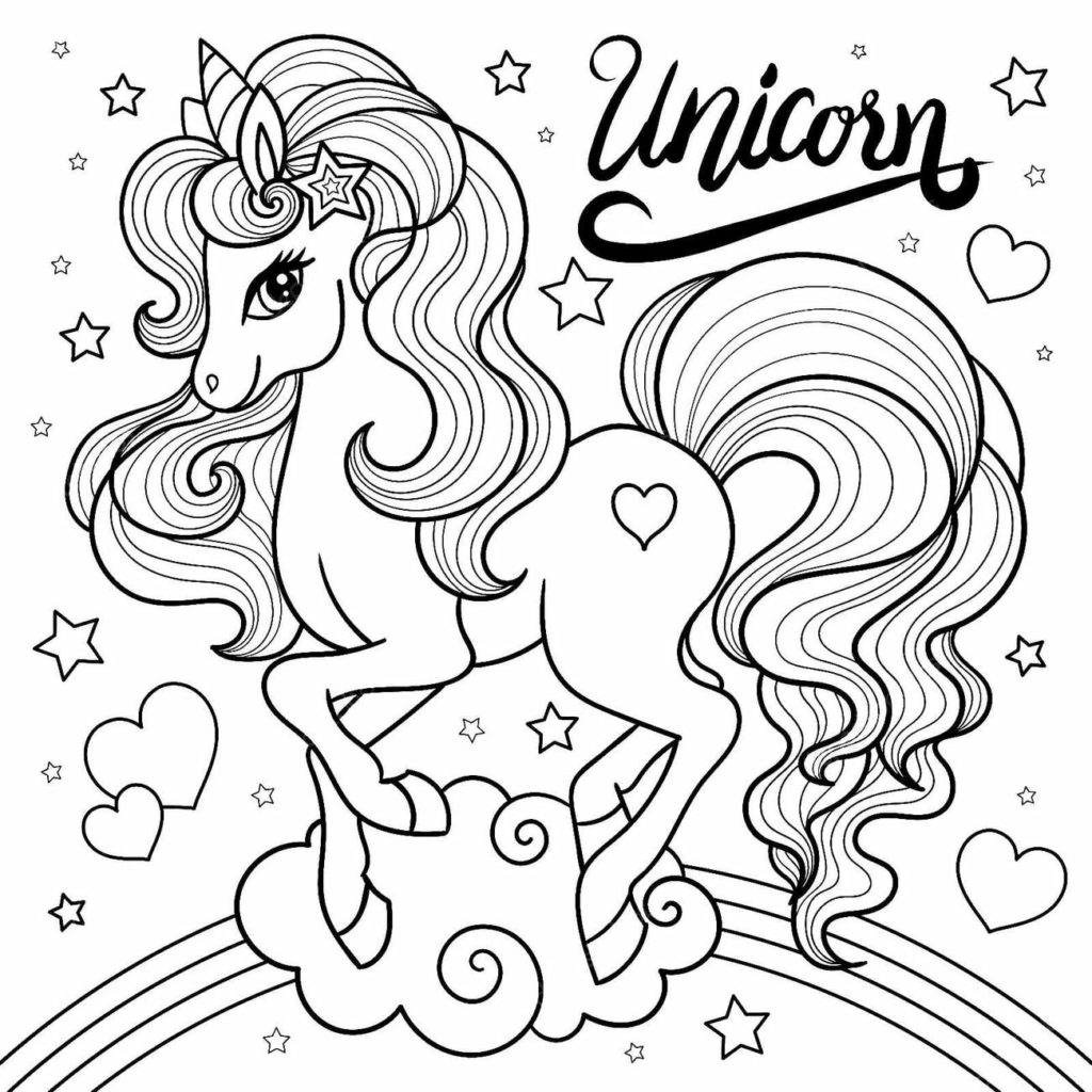 Unicorn coloring pages free printable coloring pages for kids