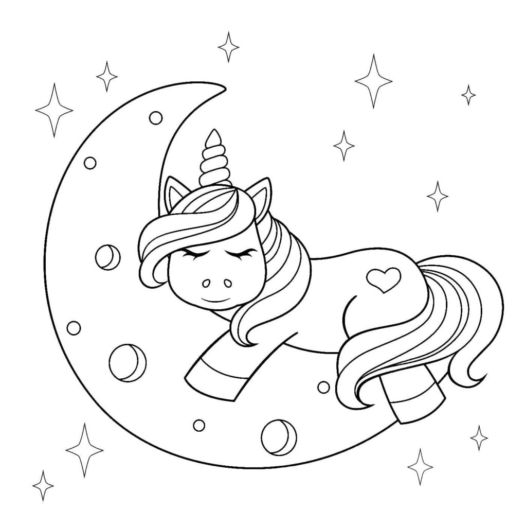 Unicorn coloring pages free printable coloring pages for kids