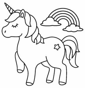 Desenhos de unicãrnio portal escola ensina pintar e colorir unicornio para colorir arco iris para colorir