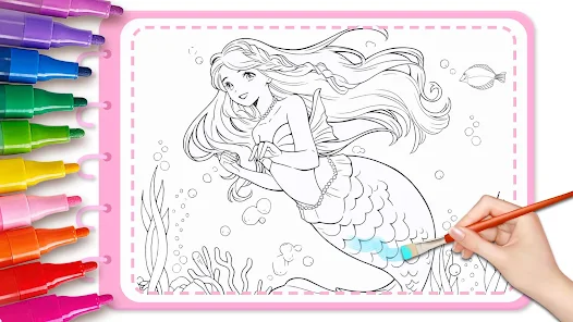 Mermaid coloringmermaid games