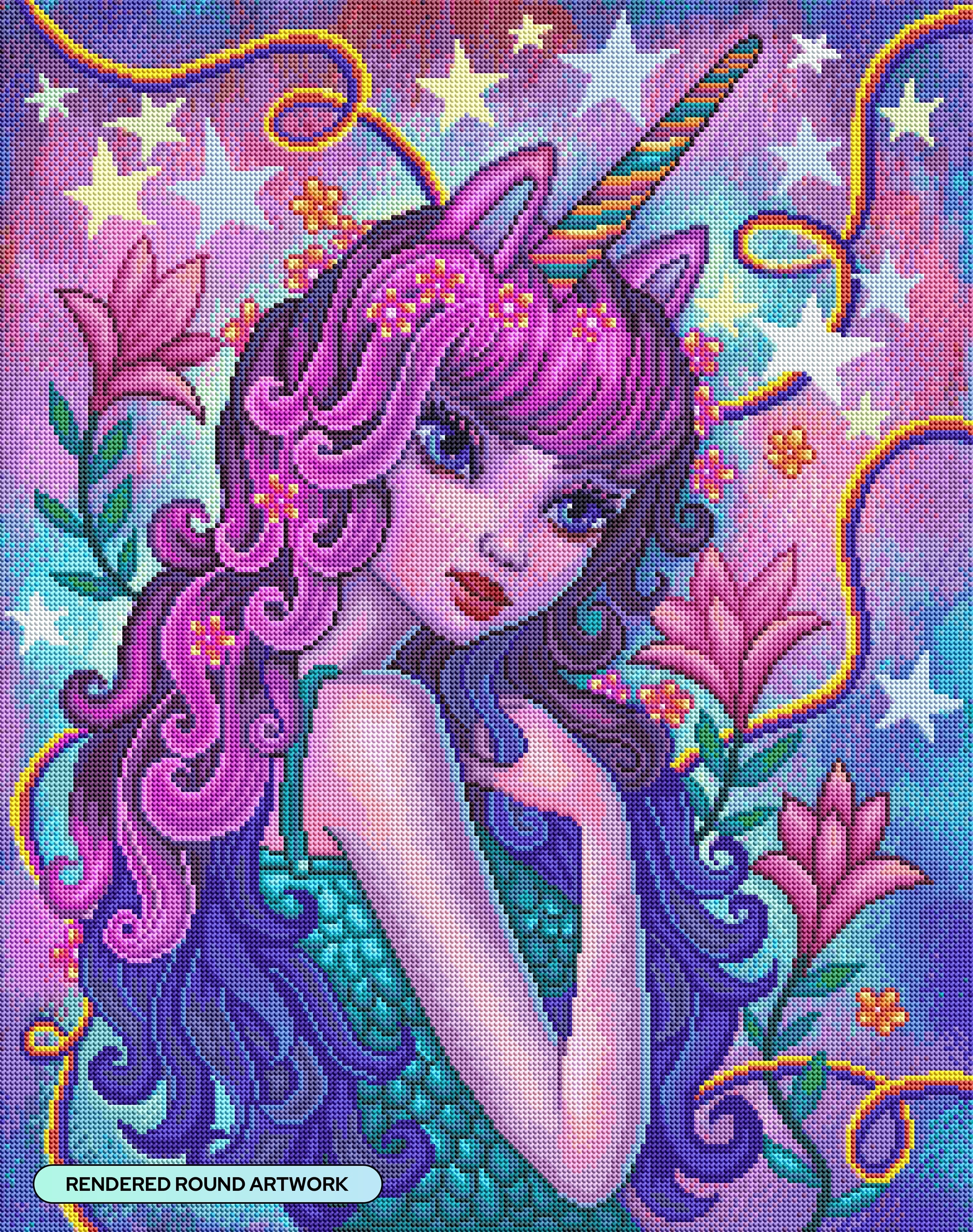 Unicorn girl â diamond art club