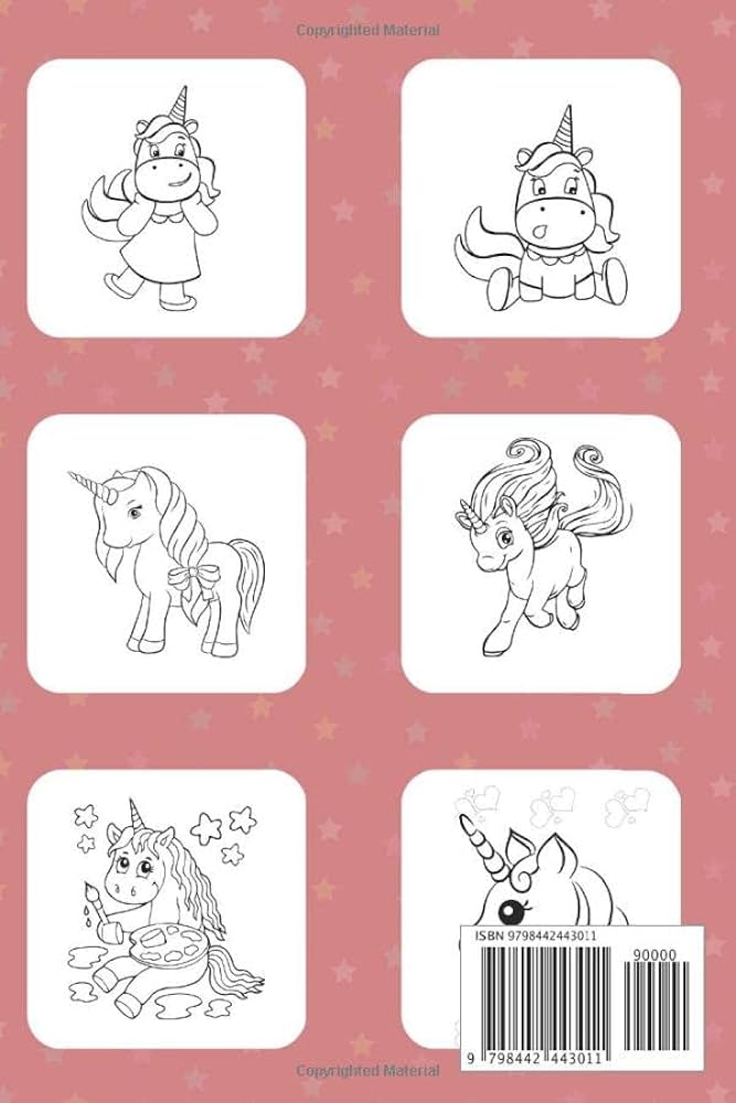 Evelyns happy birthday unicorn coloring book for girls personalised birthday coloring book for kids ag