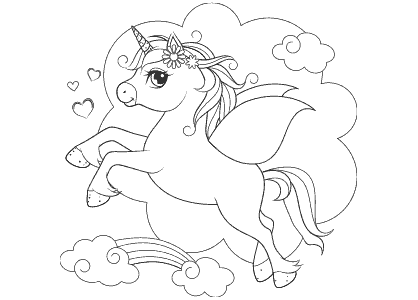 Unicorn coloring pages free printable unicorn coloring sheets