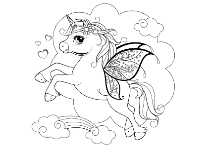 Unicorn coloring pages free printable unicorn coloring sheets