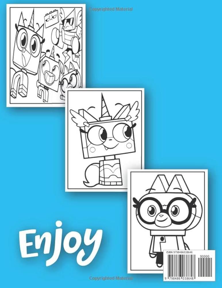 Unikitty coloring book super coloring book by poli ripolo