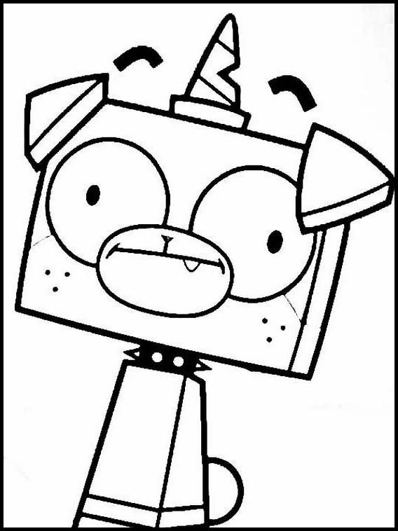 Unikitty coloring pages