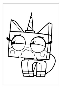 Printable unikitty coloring pages collection fun for kids and fans