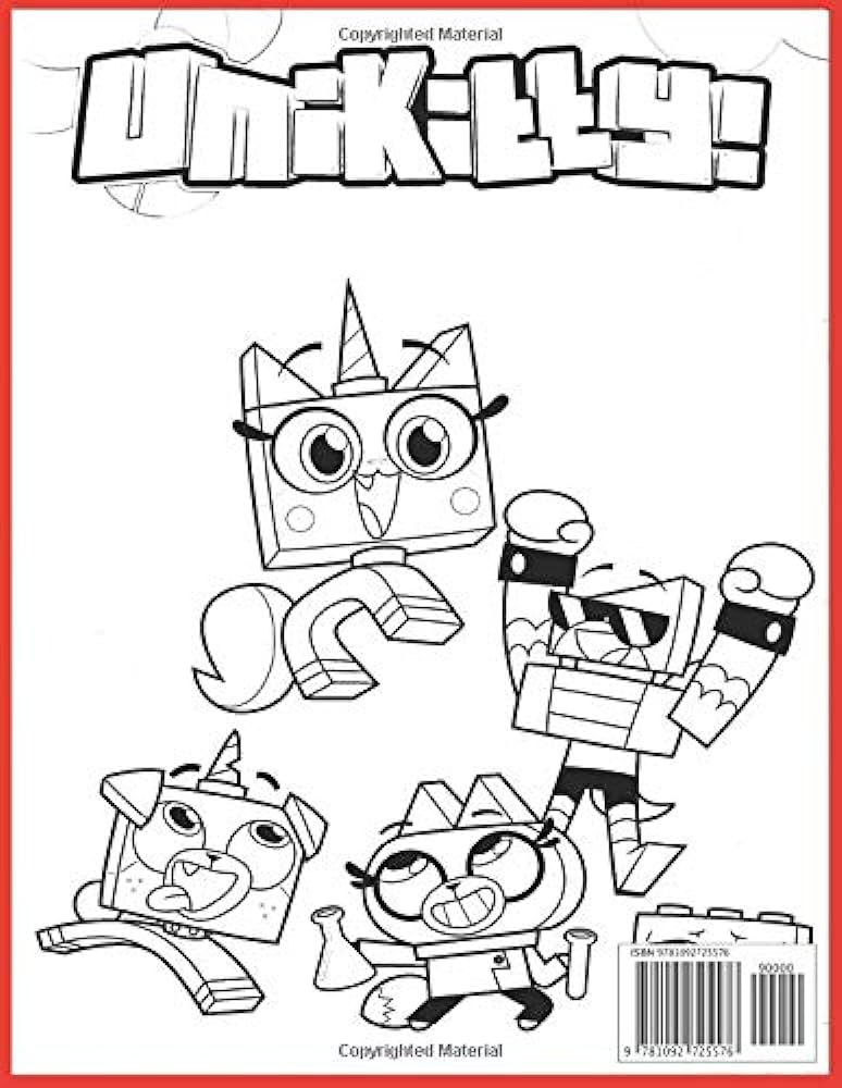 Unikitty coloring book in color edition iii colorear el reino de unikitty by