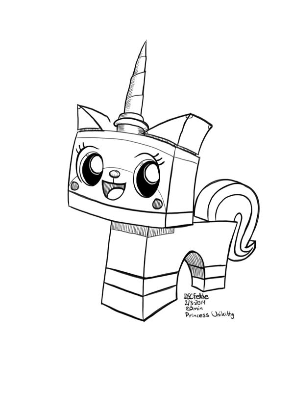 Daily sketches princess unikitty by fedde on