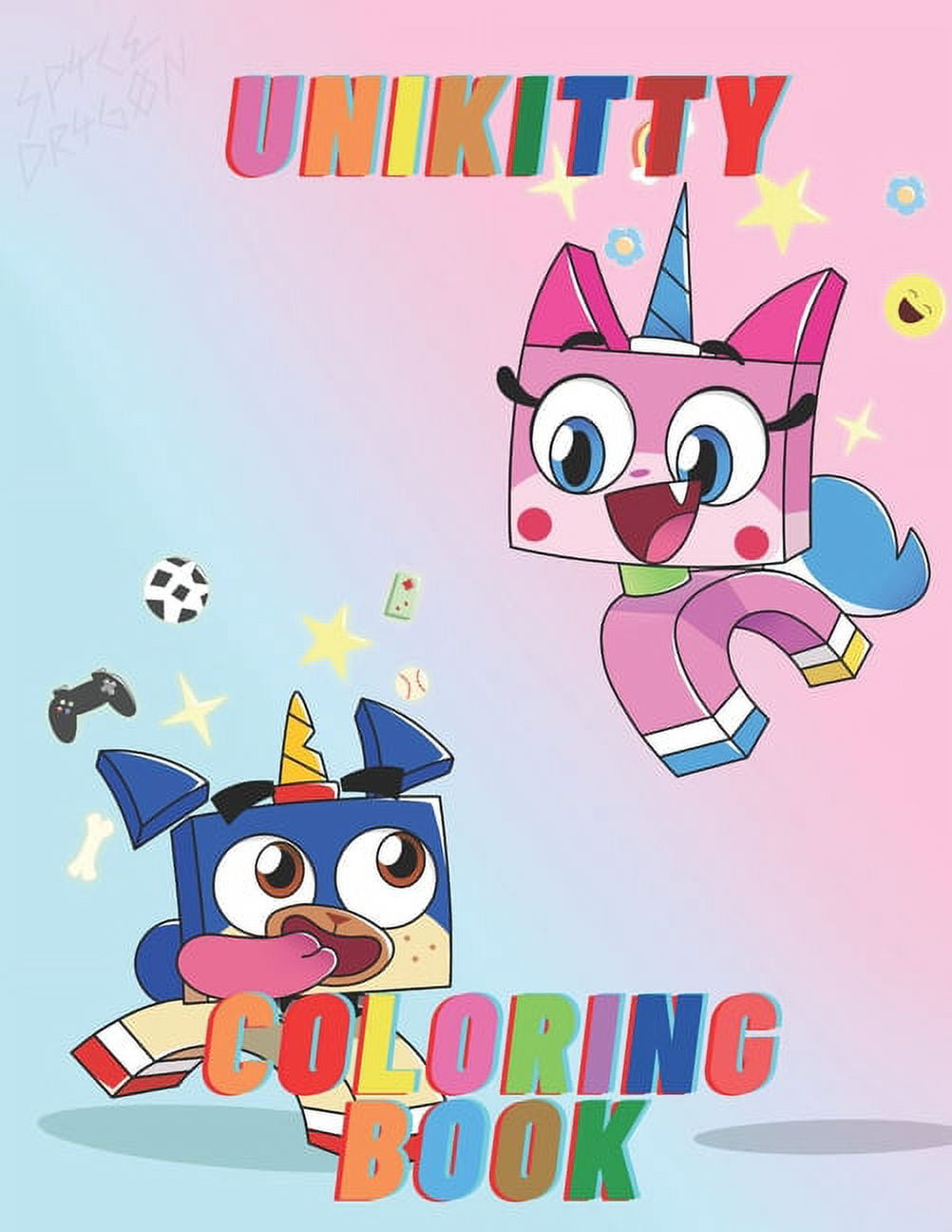 Unikitty coloring book coloring book for kid with unikittyfun happiness and fun with unikitty paperback