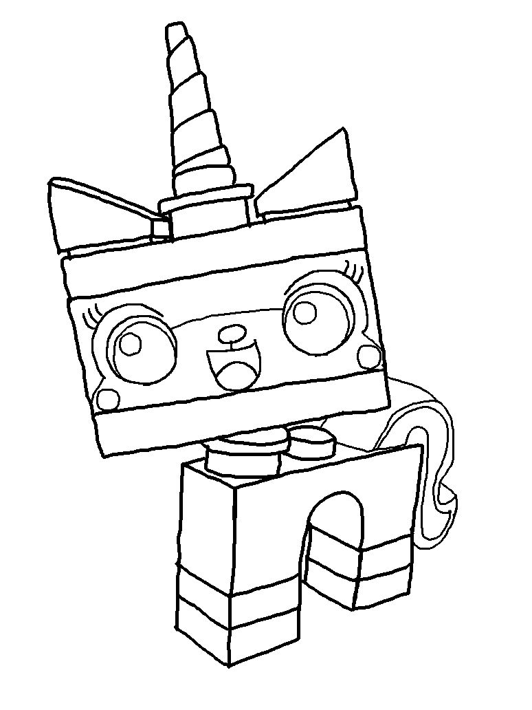 Unikitty lineart by zeochangling on