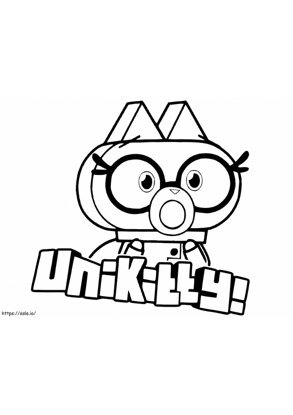 Unikitty coloring coloring pages