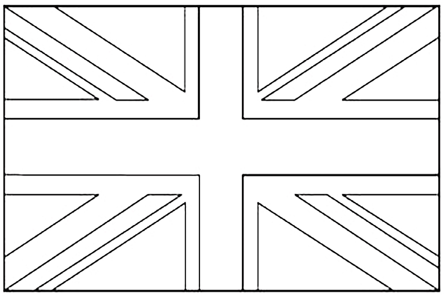 Coloring pages coloring united kingdom union jack