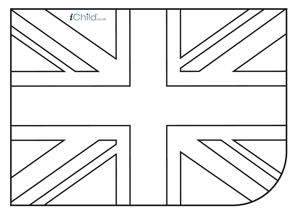 British union flag union jack louring in picture