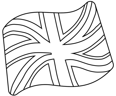 United kingdom flag emoji coloring page free printable coloring pages