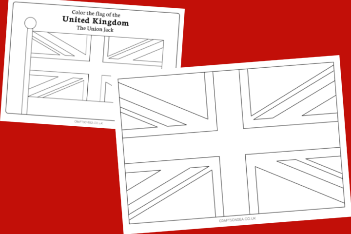 Free printable union jack craft