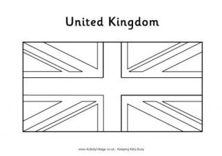 United kingdom flag printables