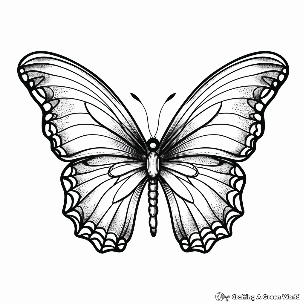 Butterfly coloring pages