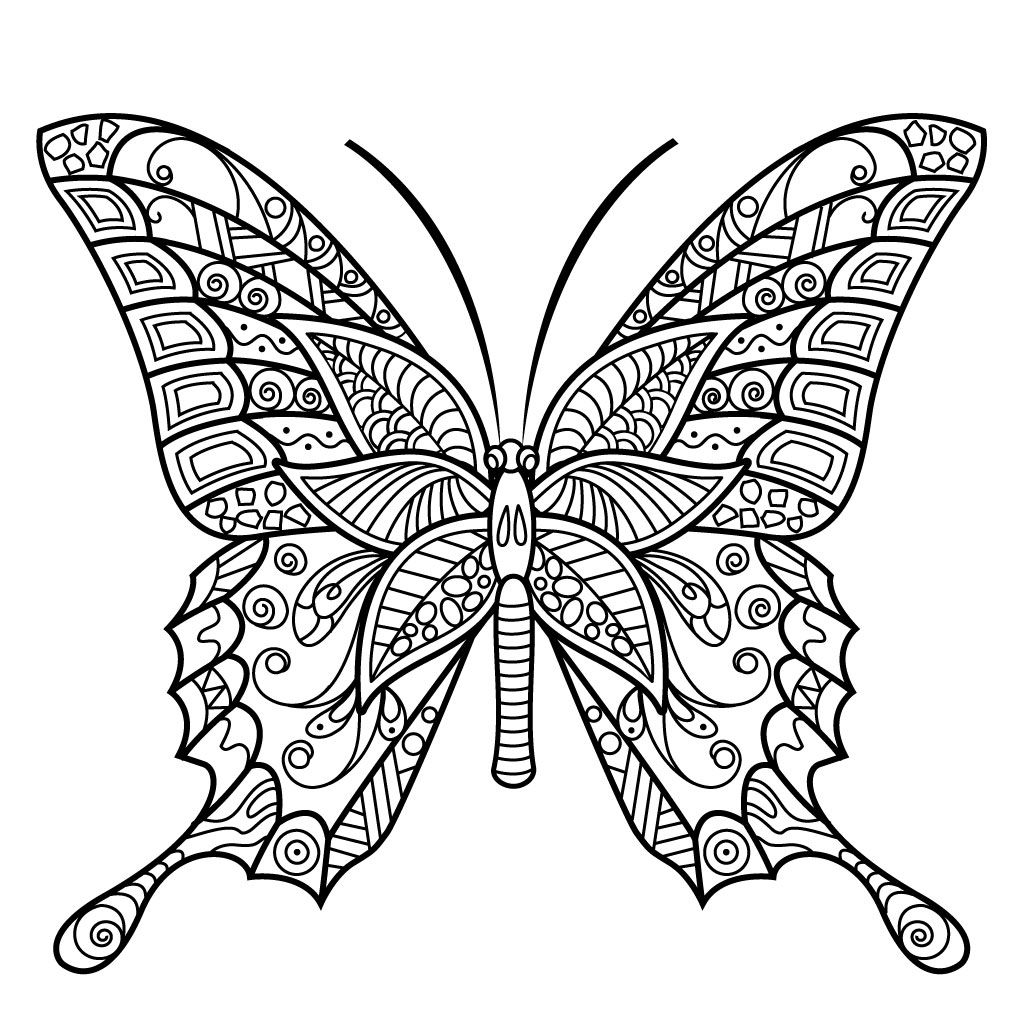 Adult butterfly coloring pages butterfly coloring page insect coloring pages mandala coloring pages