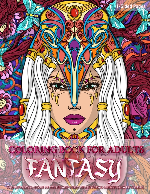 Coloring book for adults fantasy coloring book for grown