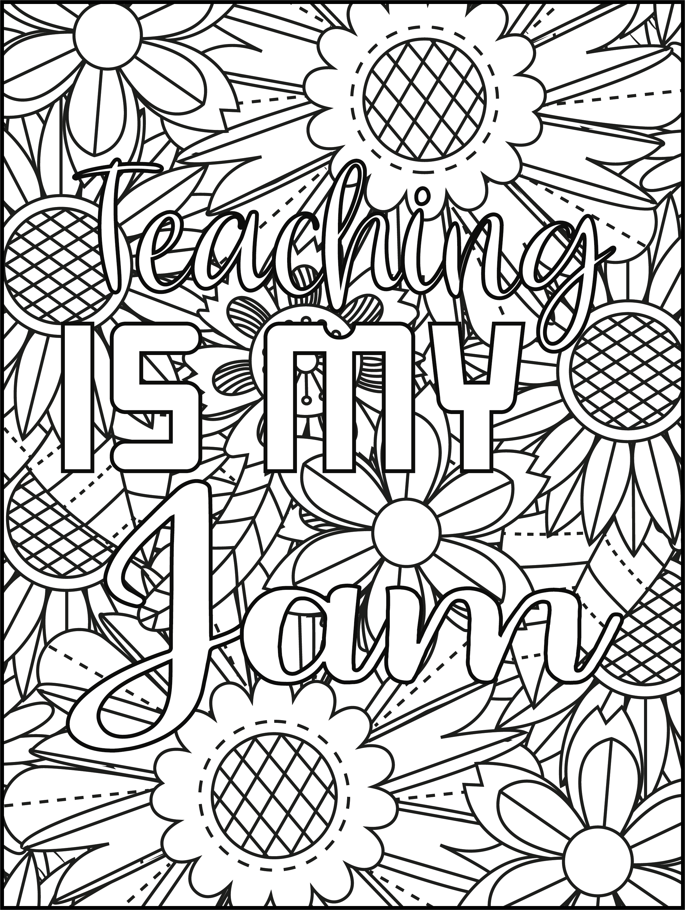 Inspire your mind with teacher quotes coloring pages made by teachers