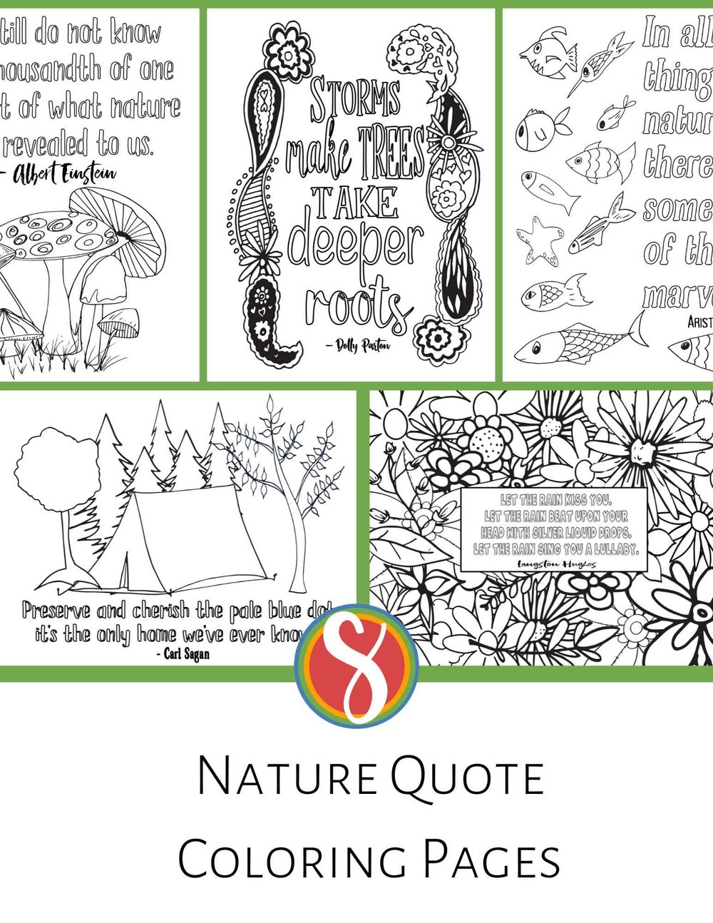 Quote coloring pages for adults â stevie doodles