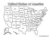 United states coloring pages