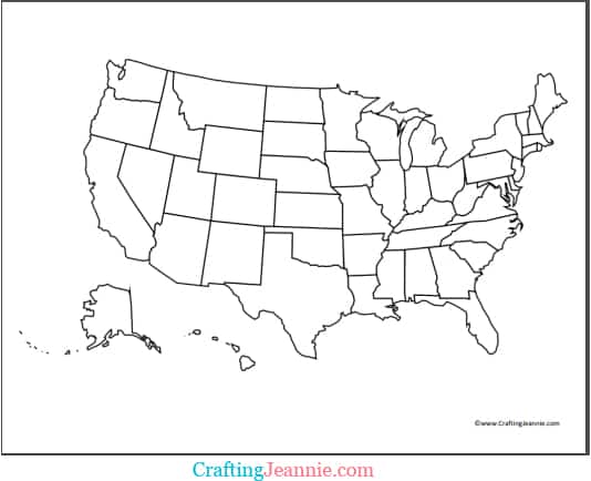 United states coloring pages free printable