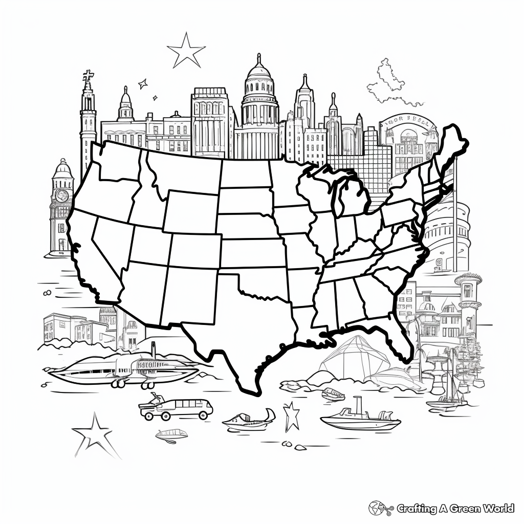 Usa coloring pages