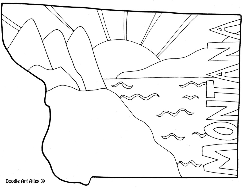 United states coloring pages