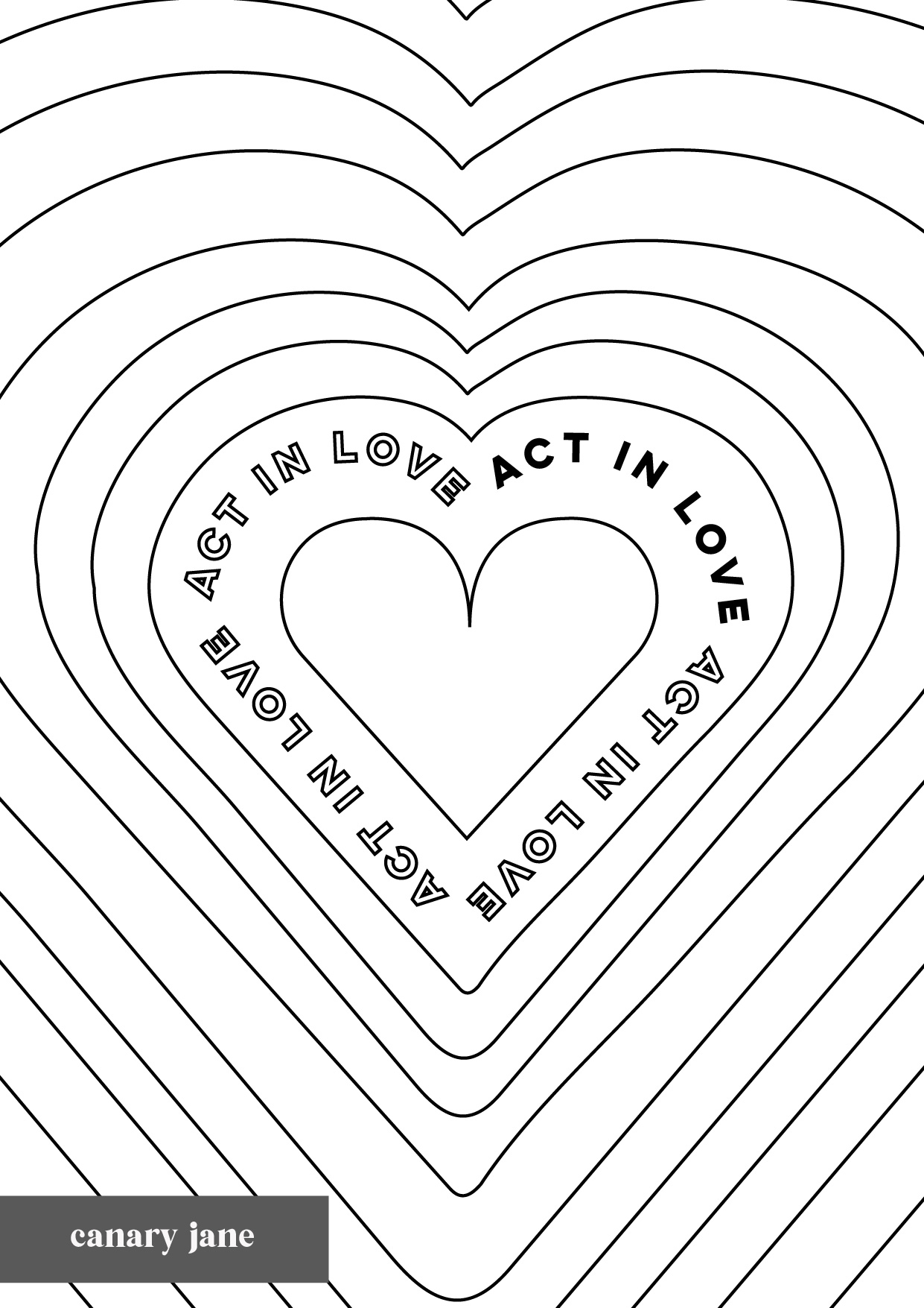 Peace love unity coloring pages