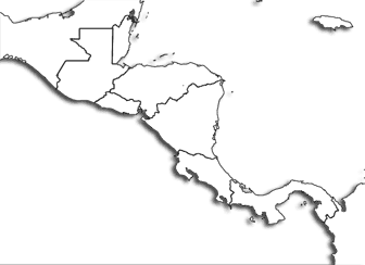 Central america printable maps