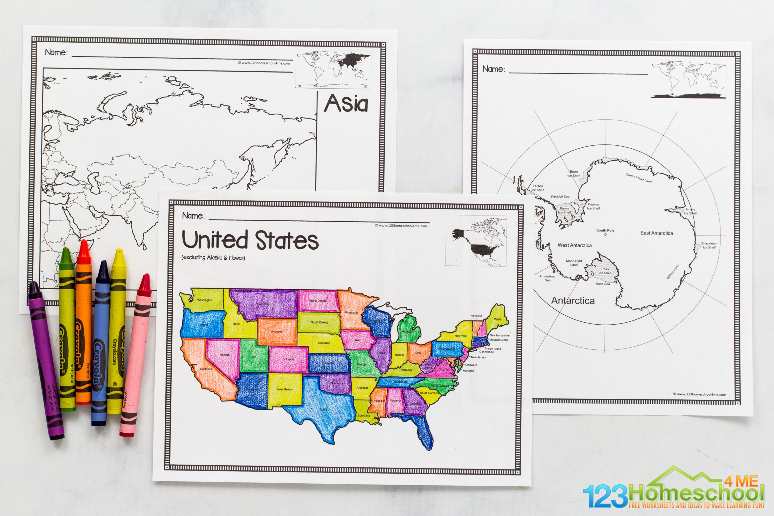 Ðºï free printable blank maps for kids