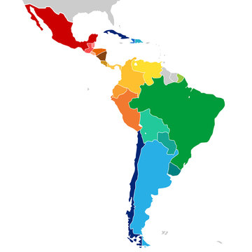 Latin america map images â browse photos vectors and video