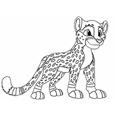 Best cheetah coloring pages for your little ones