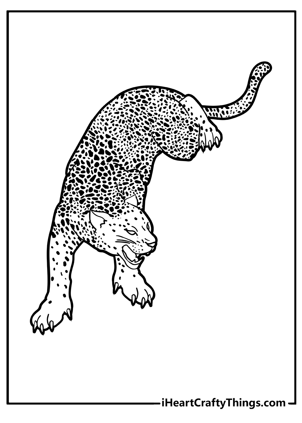 Cheetah coloring pages free printables