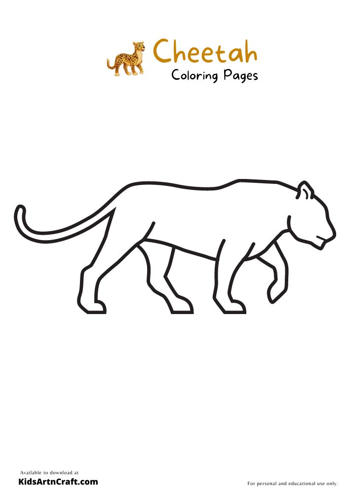 Cheetah colorg pages for kids â free prtables prtables free kids colorg pages colorg pages for kids