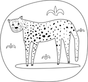 Cheetah coloring pages free coloring pages