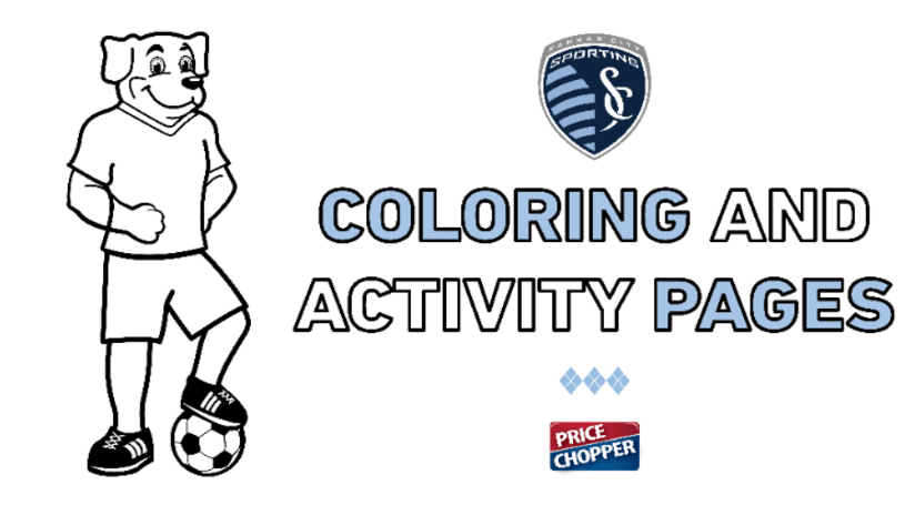 Ready for printing sporting kc coloring and activity pages sporting kansas city