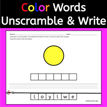 Color words