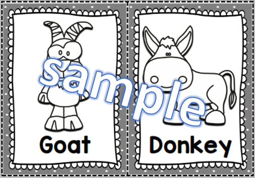 Farm animals set