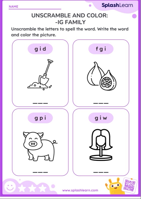 Cvc words worksheets for kids online