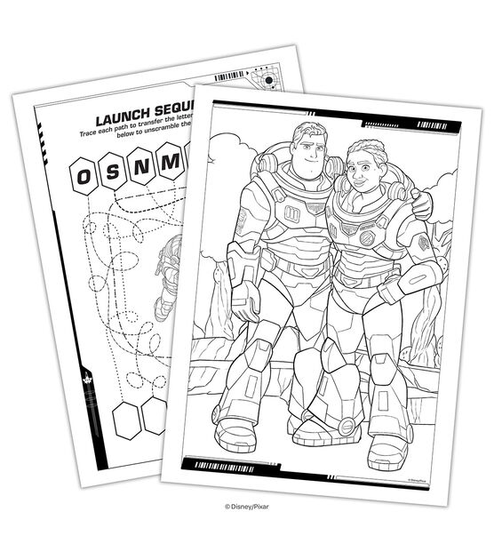 Bendon sheet lightyear jumbo coloring activity book argentina